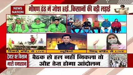 Farmer Protest: Exclusive Coverage of Tractor rally from Singhu Border