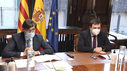 Salvador Illa en rueda de prensa