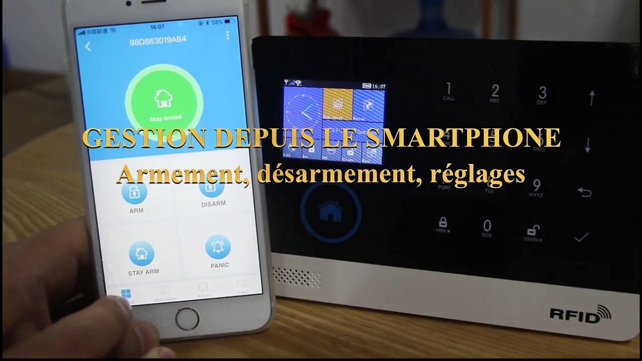 Alarme GSM pour domicile et entreprise Guardian-Connection