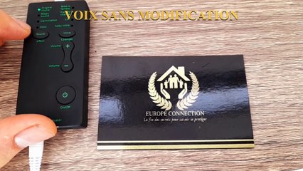 Contre-espionne - Modificateur de voix pour téléphone - Europe Connection