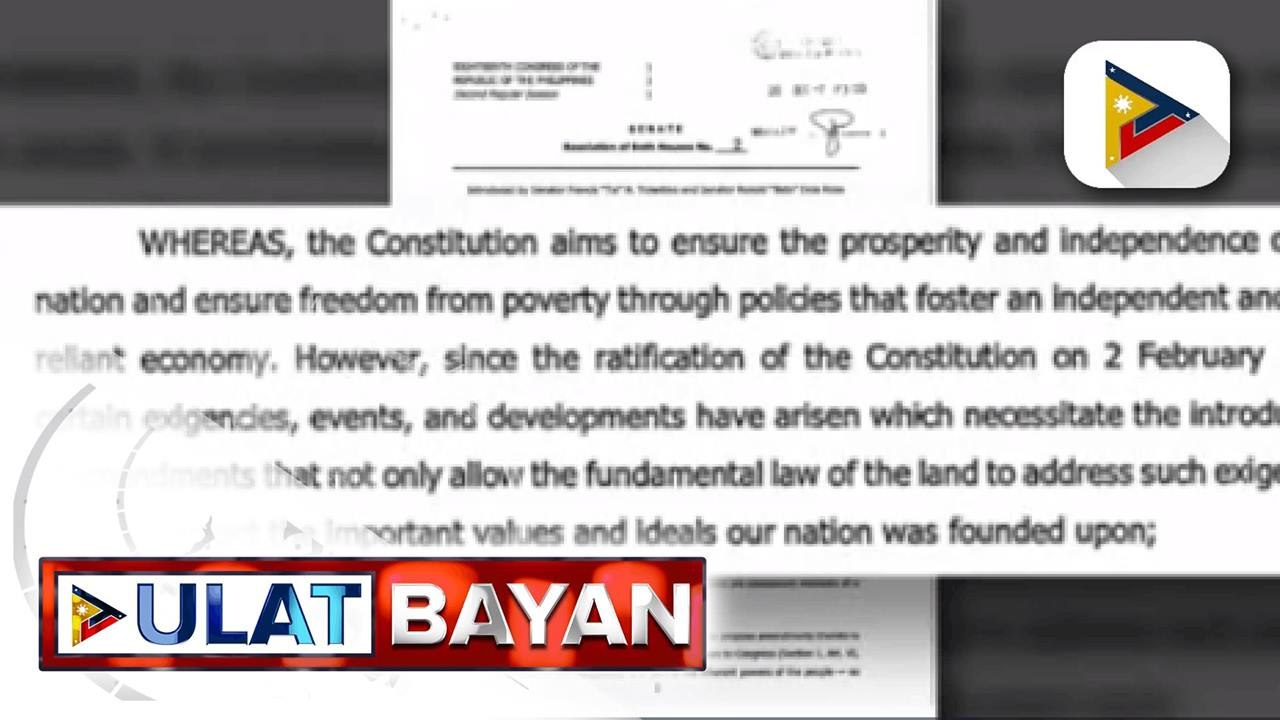 Pag-amyenda sa saligang batas, nais isulong ng ilang mambabatas