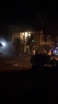 Susto por una reacción química en un local de artículos de limpieza