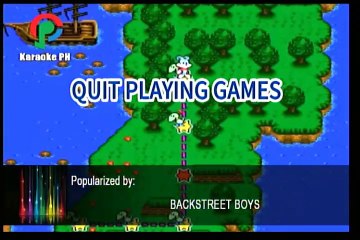 Backstreet Boys Quit Playing Games Karaoke