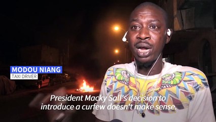 Protests erupt in Senegalese capital over virus curfew