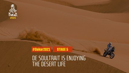 #DAKAR2021 - Étape 5 / Stage 5 - De Soultrait is enjoying the desert life