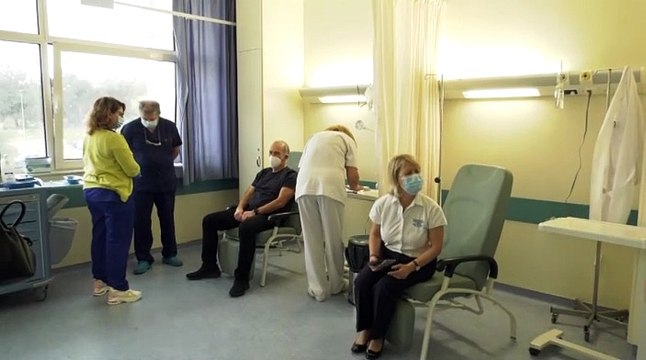 Εμβολιασμός στο νοσοκομείο Χαλκίδας