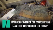 Las imágenes del interior del Capitolio tras el asalto de los seguidores de Trump