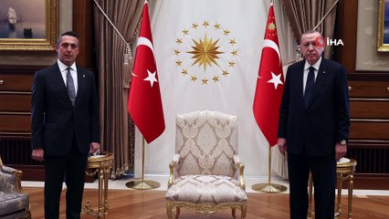 Cumhurbaşkanı Erdoğan, Ali Koç'u kabul etti