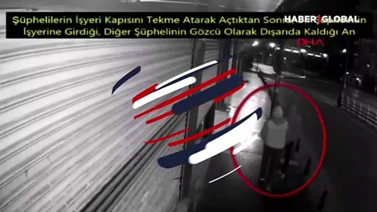 Cep telefonu hırsızlarını güvenlik kamerası ele verdi