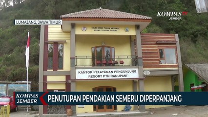 Penutupan Pendakian Gunung Semeru Diperpanjang Hingga Maret 2021
