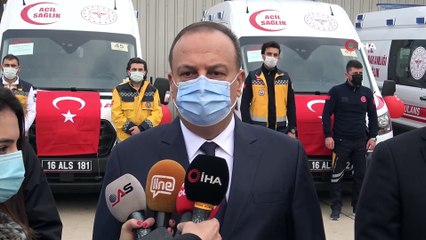 Bursa’ya 18 yeni ambulans