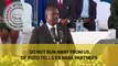 Do not run away from us, DP Ruto tells ex-NASA partners