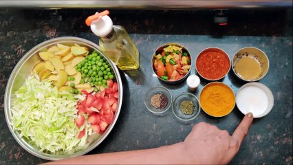 Gobhi Gajar Matar ki Sabji | NirmalBhoj