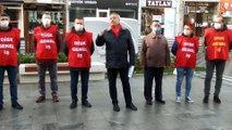 Lüleburgaz Belediye işçilerinin 92 günlük mücadele devam ediyor