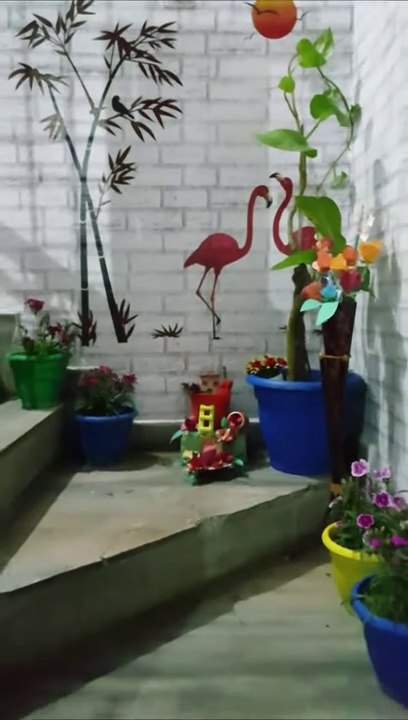 Stair Decoration like Garden | सीढ़ी की सजावट | JDB Taru Tutorial's