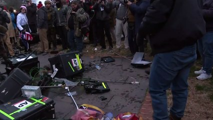 Empörung über Angriffe von Trump-Anhängern auf Journalisten