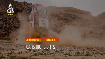 #DAKAR2021 - Stage 5 - Riyadh / Al Qaisumah - Car Highlights