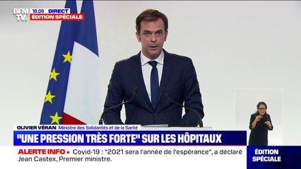 Olivier Véran: "Tous les tests PCR douteux seront analysés (...) pour dénombrer le nombre de cas du variant sur le territoire"