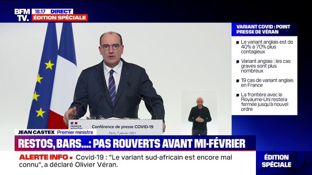 Jean Castex: Je ne peux exclure que nous ayons à prendre des mesures nationales supplémentaires, si nous faisons le constat dans les prochains jours que nous en avons besoin