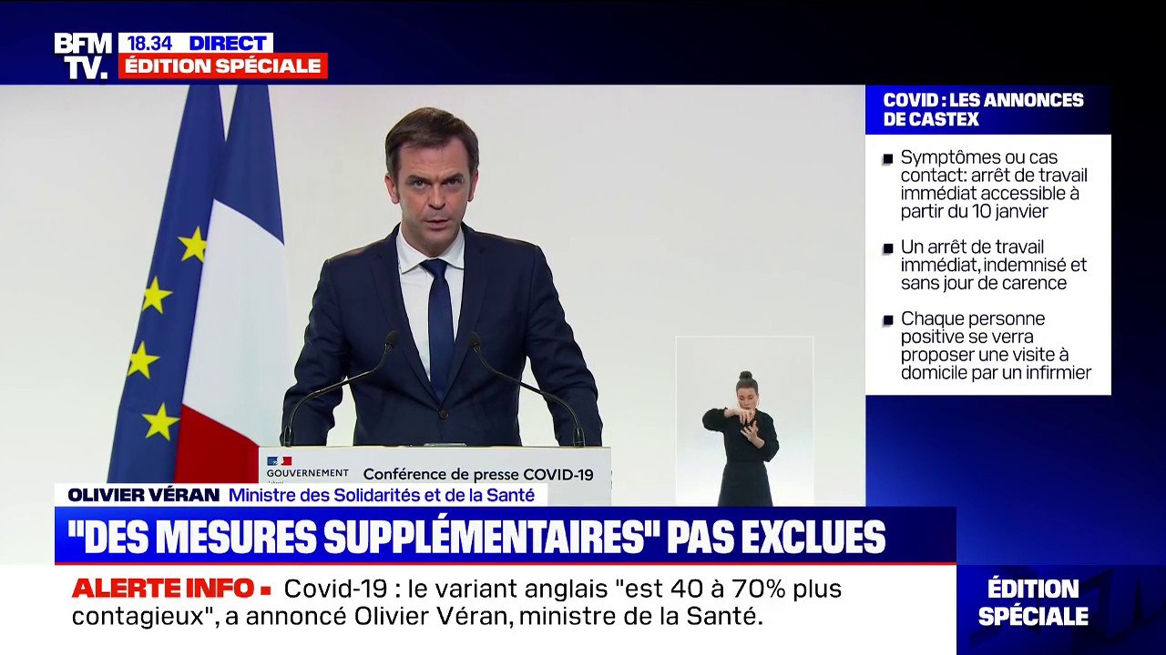 Olivier Véran: "Le vaccin est sûr, les effets indésirables graves sont extrêmement rares"