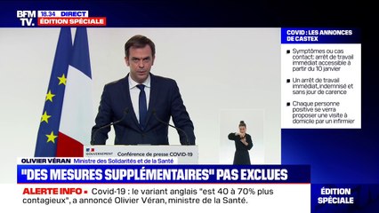 Olivier Véran: "Le vaccin est sûr, les effets indésirables graves sont extrêmement rares"