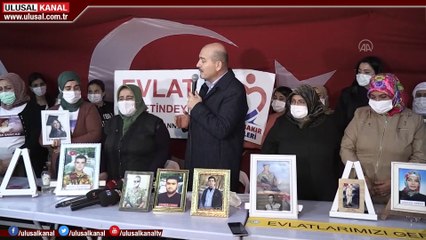 Evlat Nöbetine destek ziyareti