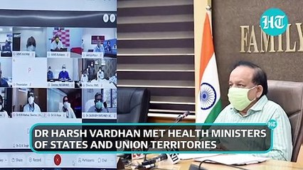 Covid-19 Ahead of dry run, Harsh Vardhan briefs health ministers in India