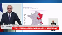 Jean Castex, à propos du couvre-feu avancé à 18h  :  «Des décisions seront prises d'ici demain soir, pour entrer en vigueur à compter de dimanche»