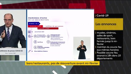 Covid-19 : Jean Castex présente les nouvelles étapes du plan de vaccination