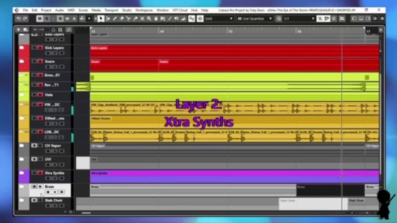 Chorus Part 2 Instruments Production Layer by Layer ("Eye of the Storm" out 20th January 2021)