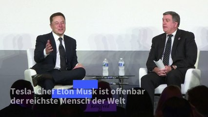 Elon Musk überholt Jeff Bezos als reichster Mensch der Welt