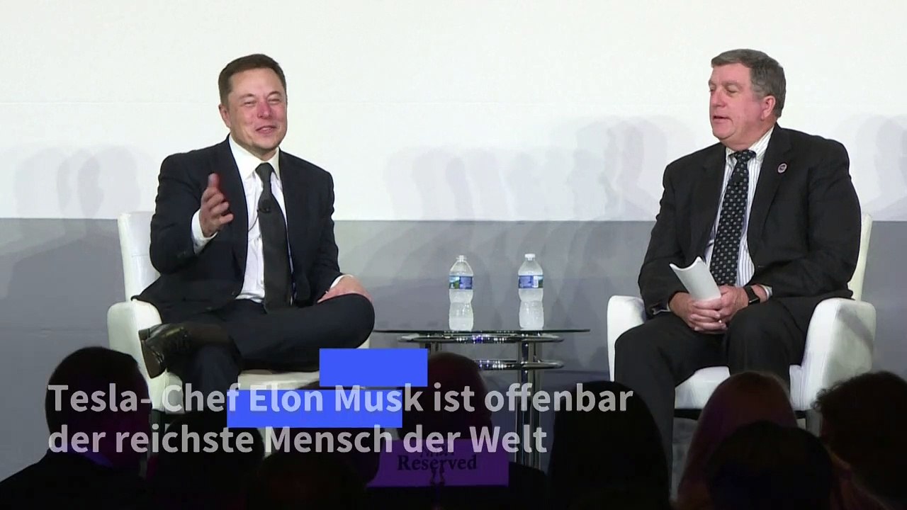 Elon Musk überholt Jeff Bezos als reichster Mensch der Welt