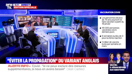 "Eviter la propagation" du variant anglais - 07/01