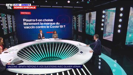 Olivier Véran: "S'ils sont les mêmes indications et les mêmes contre-indications, les vaccins seront proposés indistinctement"