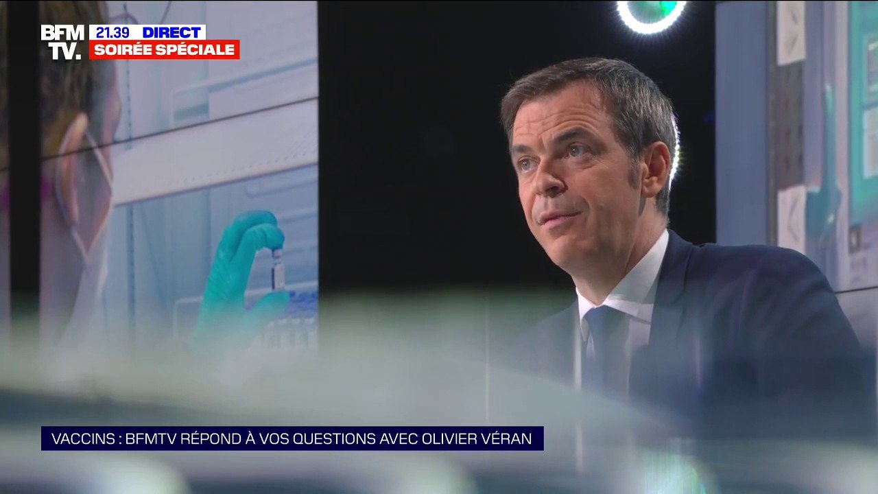 Olivier Véran: le vaccin protège des formes graves, mais nous ne savons pas "s'il protège du risque de contamination"
