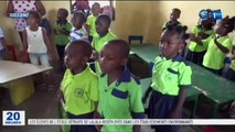 RTG - Visite du ministre de l’éducation au élèves de l’école détruite de Lalala