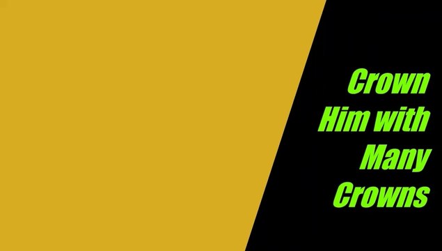 Crown Him with Many Crowns