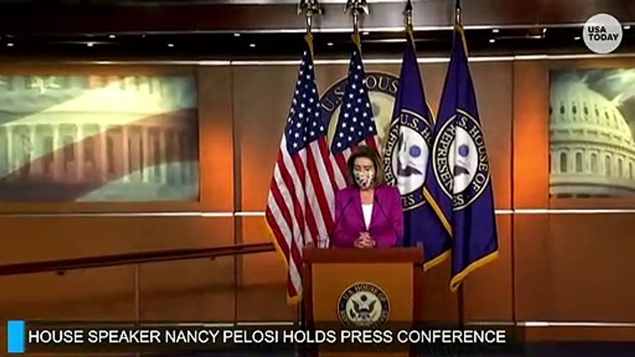 US House Speaker Nancy Pelosi holds weekly press conference _ USA TODAY