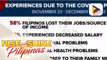 Mahigit 50% ng mga Pilipino, nakaranas ng emotional problems matapos mawalan ng trabaho dahil sa pandemya