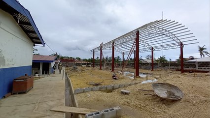 Avanzan obras de mejoramiento de escuela pública Julio Bucardo en Bilwi, RACCN