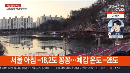북극발 한기에 최강 한파…서울 체감 -23.5도