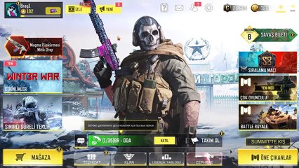 GHOST SKİN  - S8 KIŞ KONSEPTLİ - Call of Duty Mobil