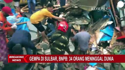 Descargar video: Evakuasi Korban Pasca Gempa Mamuju Terkendala Banyaknya Reruntuhan Bangunan Beton