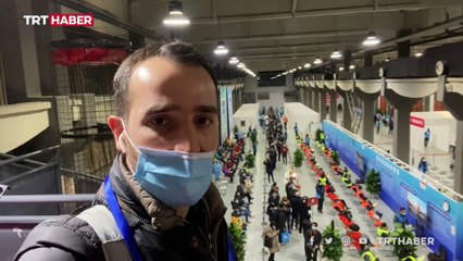 TRT Haber, Pekin'deki aşı merkezinde