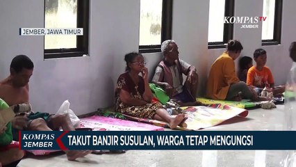Takut Banjir Susulan, Warga Bertahan di Pengungsian