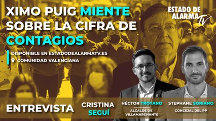 ENTREVISTA a HÉCTOR TROYANO, ALCALDE de VILLAMARCHANTE y ESTEPHAN SORIANO, CONCEJAL del PP. XIMO PUIG MIENTE sobre la CIFRA de CONTAGIOS