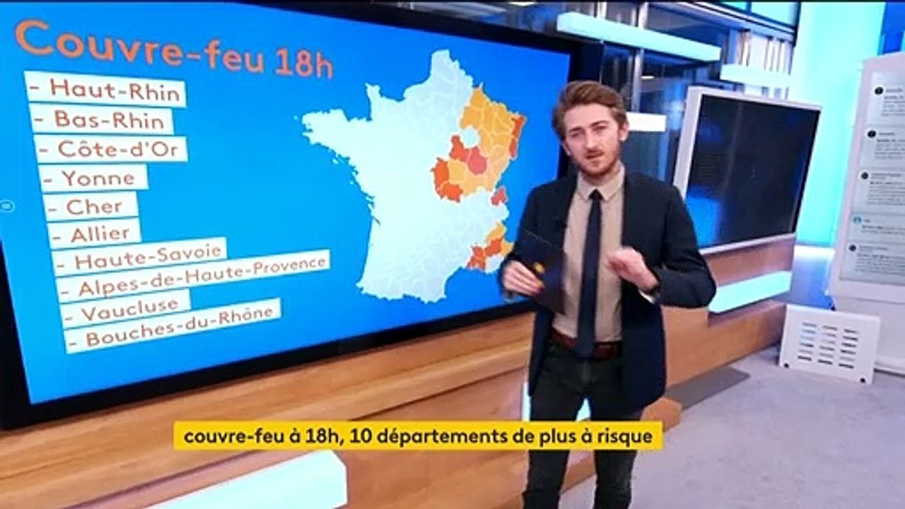 Coronavirus : vers l’instauration d’un couvre-feu dès 18h dans dix départements supplémentaires ?