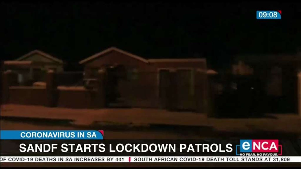SANDF starts lockdown patrols