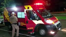 Jovem fica ferido ao sofrer queda de motocicleta no Bairro São Cristóvão