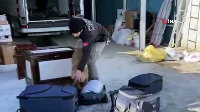 Peynir bidonuna gizlenmiş 10 kilo 226 gram eroin ele geçirildi